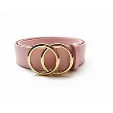 Cinto Infantil Feminino Argola Dourada Tira Larga 3 cm Tons Pasteis - Menina Moda Flor