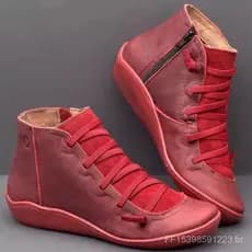 Cross-Border 2023 outono inverno novo estilo botas femininas tamanho grande Casual botas curtas botas femininas planas b