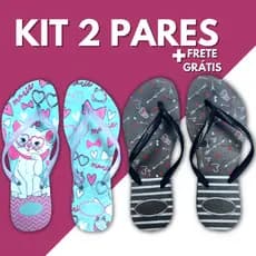 Kit 2 Pares Chinelo Feminino Adulto Sandália Slim Correia Sandálias Femininas Lisa Estampada Sandalia Feminina Confortáv