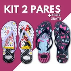 Kit 2 Pares Chinelo Sandália Feminino Adulto Slim Correia Chinela Femininas Lisa Estampada Sandalia Feminina Confortável