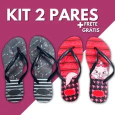 Kit 2 Pares Chinelo Sandália Feminino Adulto Slim Sandalia Feminina Correia Lisa Estampada Chinelas Sandalias Femininas