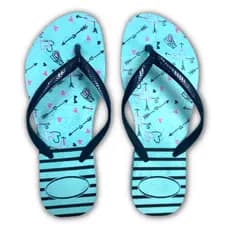 Chinelo Feminino Adulto Anti-derrapante Estampa Femininas Adulta Praia Casual Confortável