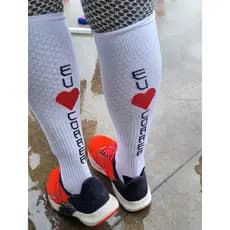 EU AMO CORRER - Meia de Compressão de Corrida Poliamida - meia esportiva - T-socks Brasil