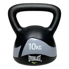 Kettlebell 10kg Everlast Emborrachado Crossfit Academia Casa