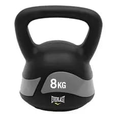 Kettlebell 8kg Everlast Emborrachado Crossfit Academia Casa