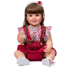 Bebe Reborn Menina 100% Silicone 57 Cm - Maitê LCartigos