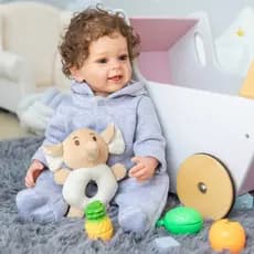 Bebe Reborn Menino 100% Silicone 57 Cm - Envio Imediato- Léo kids kids