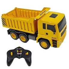 Caminhão Caçamba 13553 Kaliwo Huina 1:18 Controle Remotoo Terra