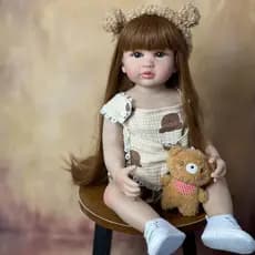 Bebe Reborn Menina Boneca 100% Silicone -=- Duda