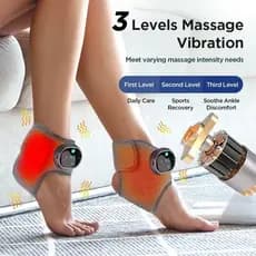 Cinta Massageadora com Calor e Vibração-Uso no Joelhos, Punhos e Tornozelos Alívio da Dor Recarregáv