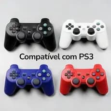 Controle sem fio Compatível com PS3 ,Celular e Windows,Vibração Dupla