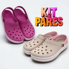 Kit 2 Pares Sandália Babuche Feminina Confortável Chinelo Dia a Dia Antiderrapante e Moderno