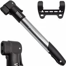 Bomba De Ar Yamada Cor Prateado Bike Bicicleta MTB Mountain Bike Bico Fino Grosso Presta Schrader