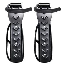 KIT COM 2 Suportes Parede Vertical Gancho Pendurar P/ Bicicleta Pro Cor Preto 2 UNIDADES