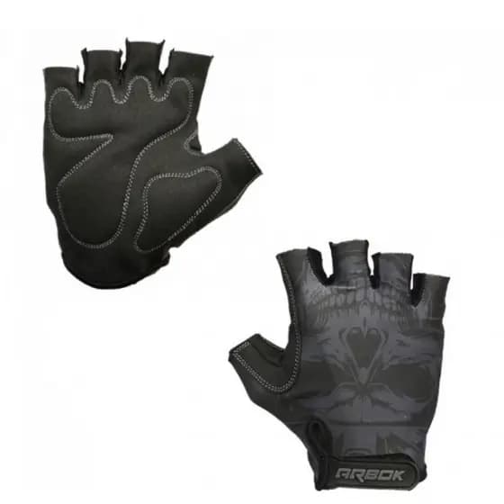 Luva para Ciclismo Dedo Curto Arbok Dark Preto