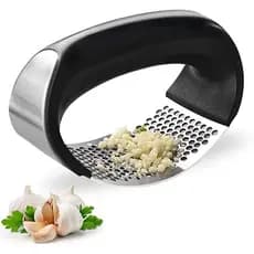 Espremedor Amassador Triturador De Alho Inox Manual Cozinha