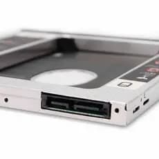 Adaptador Caddy HD/SSD 2.5" SATA para Notebook 9.5mm | Gaveta Substitui CD/DVD