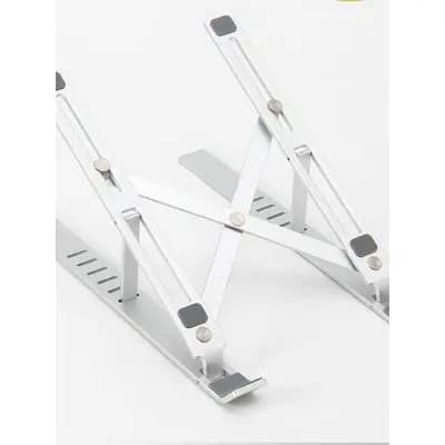 Suporte Notebook Alumínio Portátil Dobrável Ajustável Ergonômico Home Office