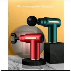 Massageador Muscular Elétrico Portátil Mini | 6 Velocidades | USB-C Recarregável