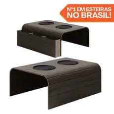 Esteira Braço de Sofá com Porta Copo e Porta Controle Apoio Bebidas Garrafas Organizador