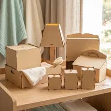 Kit de Higiene para Bebê 8 Peças Mdf Decoração Quarto Infantil