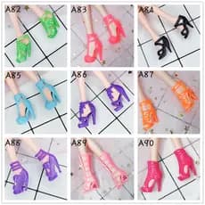 Variedade 30cm Sandálias de salto alto para bonecas Meninas Brinquedos de Casa Brinquedos de Vestir Sapatos