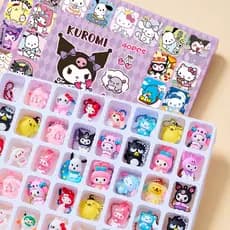 Sanrio HelloKitty Caixa De Presente De Desenho Animado Infantil Linda Cega Surpresa Feita À Mão Com Furos 40 Peças