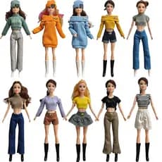 Roupas De Boneca De 30 Cm , Bonecas De Brinquedo Para Meninas , Fantasias De Princesa , Brinquedos De Vestir