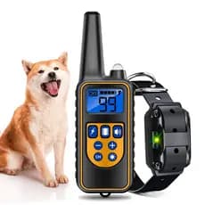 Coleira Colar Adestramento Cães Cachorro Prova D'Água Recarregável com controle Controle Remoto