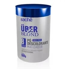 Pó Descolorante Sachê Über Blond Matizador 500g Até 8 Tons