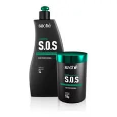 Kit Reconstrução Shampoo 1l E Máscara 1kg S.o.s Sachê