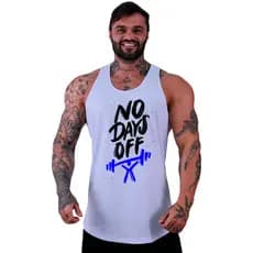 Regata Longline MXD Conceito Muscles Loading... Caveira Hardcore No Days Off Musculação Academia