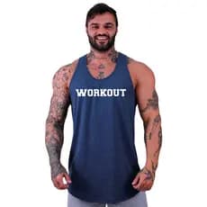 Regata Longline MXD Conceito Coruja Caveira Letreiros Academia Musculação Casual Estampas