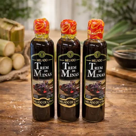 Melado de Cana Trem de Minas 210ml - Rico em Nutrientes - Saudável