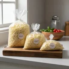 Queijo Ralado Decanto Suaçui Queijo Minas 500g - Rala Grossa ou Média - Sabor Mineiro