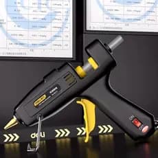 KIT Pistola de Cola Quente Grande 40w 127V/220V + 6 BASTAO COLA QUENTE