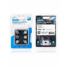 Suporte Magnético SUPER FORTE 6 Imãs para Celular de Moto Retrovisor e Guidão