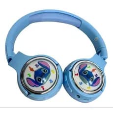Fone De Ouvido Estéreo Sem Fio Headset Infantil  Stitch Bluetooth