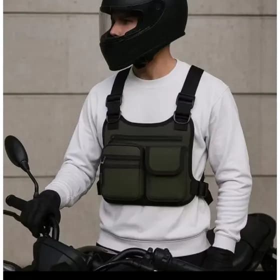 COLETE PEITORAL Esportivo Bolsa Bag CHEST Ciclismo Trilhas Motoboy