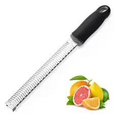 Ralador Zester Manual Regua Profissional Aço Inox Afiado Raspas Finas Queijo Limão com cabo Microplane Citricos Cheff
