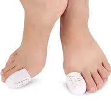 Par Dedeiras Recortável De Silicone Anti Odor Protetor Para Dedo Dedos Dedão Do Pé confortável Unha Encravada Calo Bolha