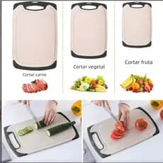Tabua Multiuso Polipropileno Para Corte De Carnes Cor Preto 30x20cm Antiderrapante Mega Oferta