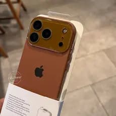 Nova Capa Protetora De Couro Acrílico Para iPhone 17 Air 16 15 14 13 12 11 Pro Max Traseira Dura PC Com Design Minimalis