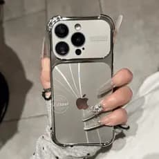 Moda Cintilante Aurora Caso De Telefone Para iPhone 17 16 15 14 13 Pro Max Design Resistente A Choques Capa Traseira