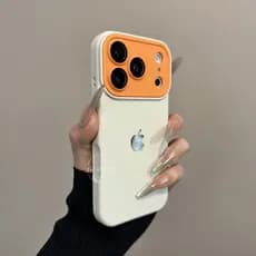 Nova Capa De Silicone Fashion Para iPhone 17 16 15 14 13 12 11 Pro Max Com Traseira De Veludo Embutida