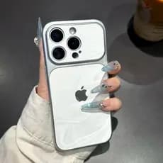 Nova Capa De Couro De Veludo Gradiente Para iPhone 13 14 15 16 17 Pro Max Luxo Moda Traseira