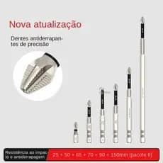 5pcs 10pcs 6pcs K5 Broca de Cruz Magnética de Alta Dureza Resistente a Impactos Antiderrapante Chave de Fenda Elétrica