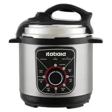 Panela de Pressão Elétrica Essencial 3L 700W Inox com Preto