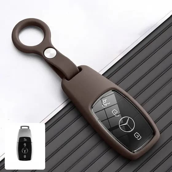 Capa de Silicone DTH para Chave de Carro Mercedes Benz E300l C260l C200 Glb A200l S-Class Glc260 Gle350 Gla