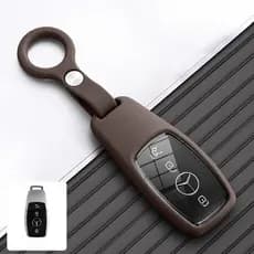 Capa de Silicone DTH para Chave de Carro Mercedes Benz E300l C260l C200 Glb A200l S-Class Glc260 Gle350 Gla